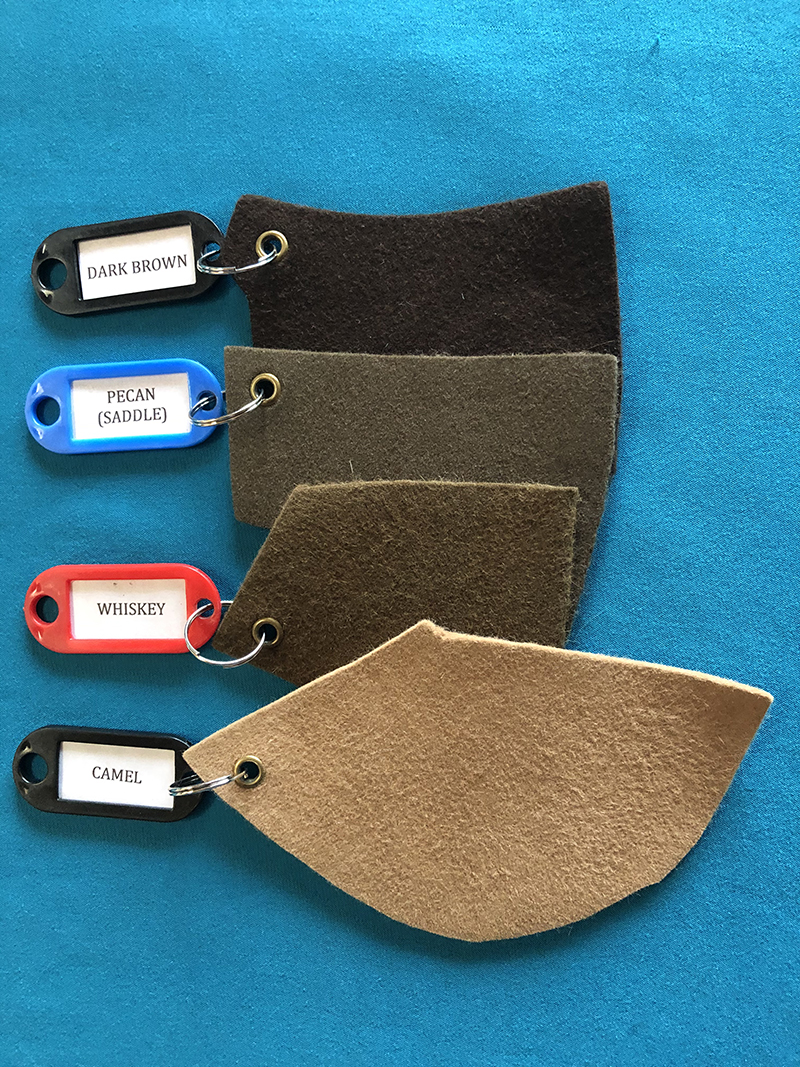 Dark Brown .. Pecan .. Whiskey .. Camel